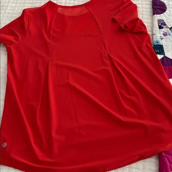 lululemon bright dark orange top - Picture 11 of 11